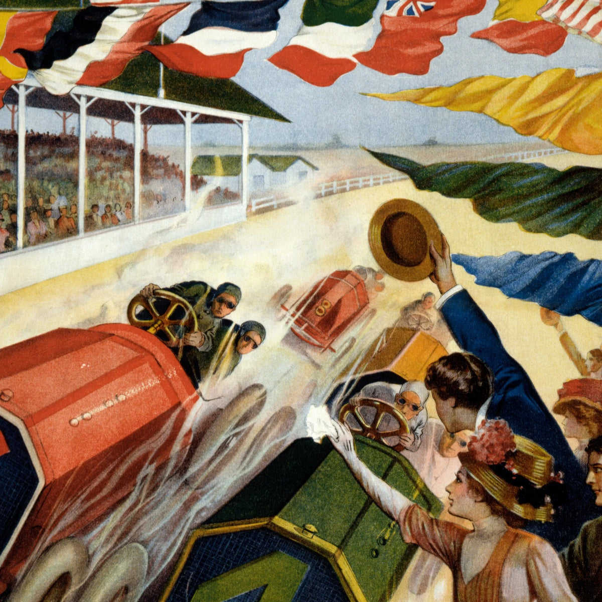 Indianapolis Motor Speedway - reklameplakat - 1909 – billede 4