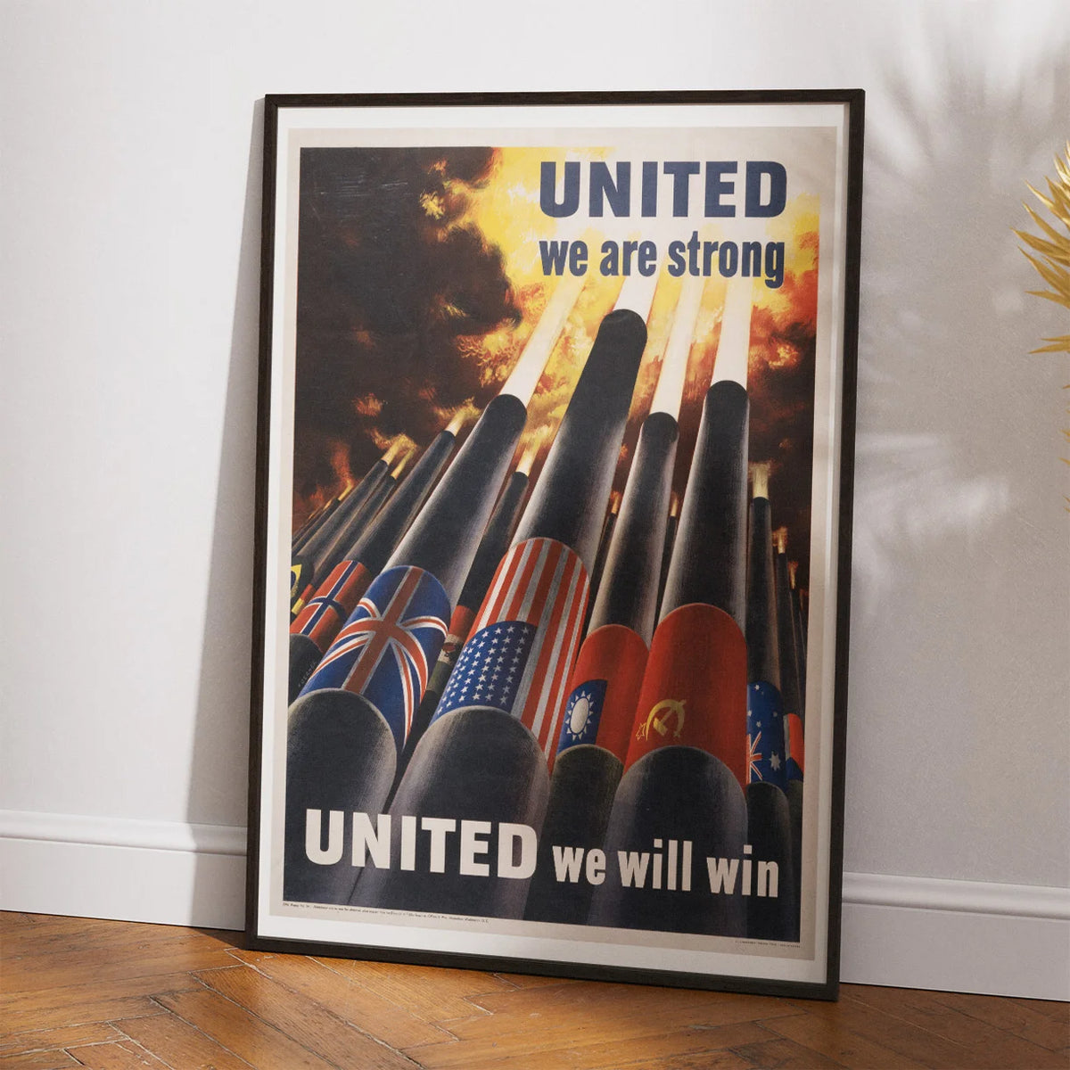 United We Are Strong 1945 - Plakat – billede 2