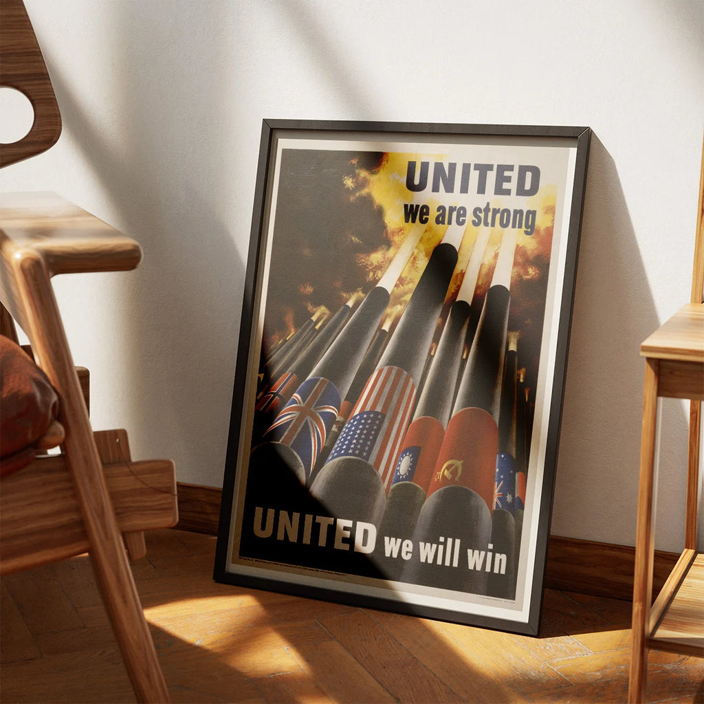 United We Are Strong 1945 - Plakat – billede 3