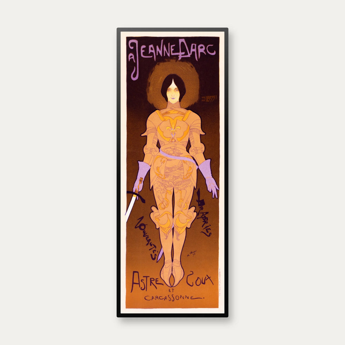 Jeanne d'Arc 1898 - Plakat - 50×130 cm – billede 1