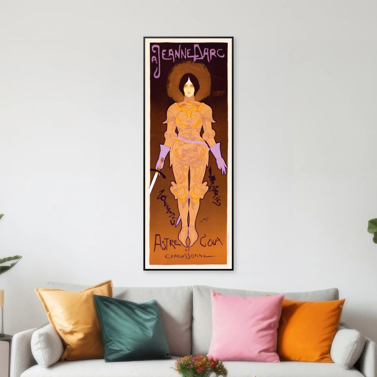 Jeanne d'Arc 1898 - Plakat - 50×130 cm – billede 3