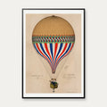 Trikolore - luftballon over Paris - 1874 – billede 1