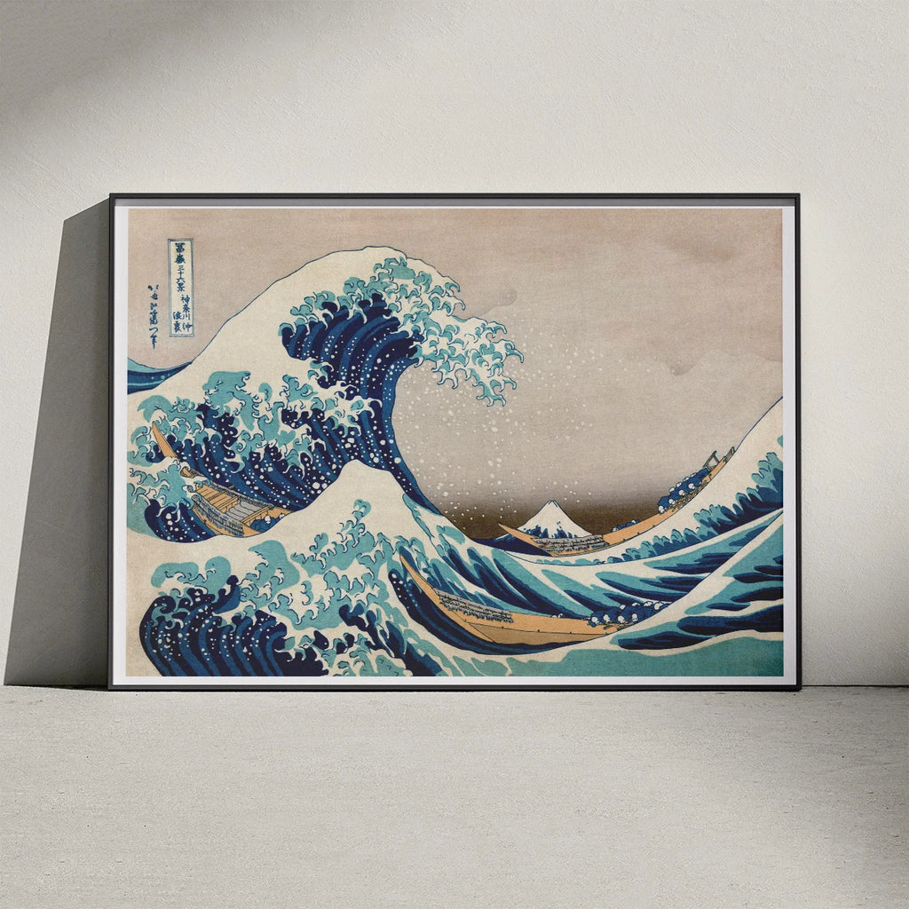 Den store bølge ved Kanagawa - Hokusai – billede 2