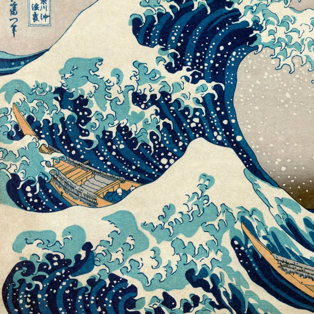 Den store bølge ved Kanagawa - Hokusai – billede 3