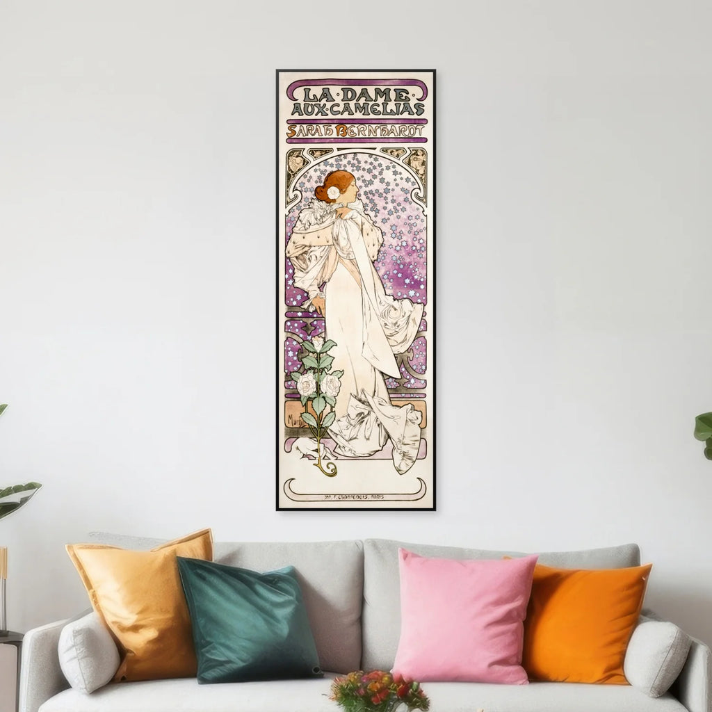 Sarah Bernhardt 1896 - 50×138 cm – billede 3