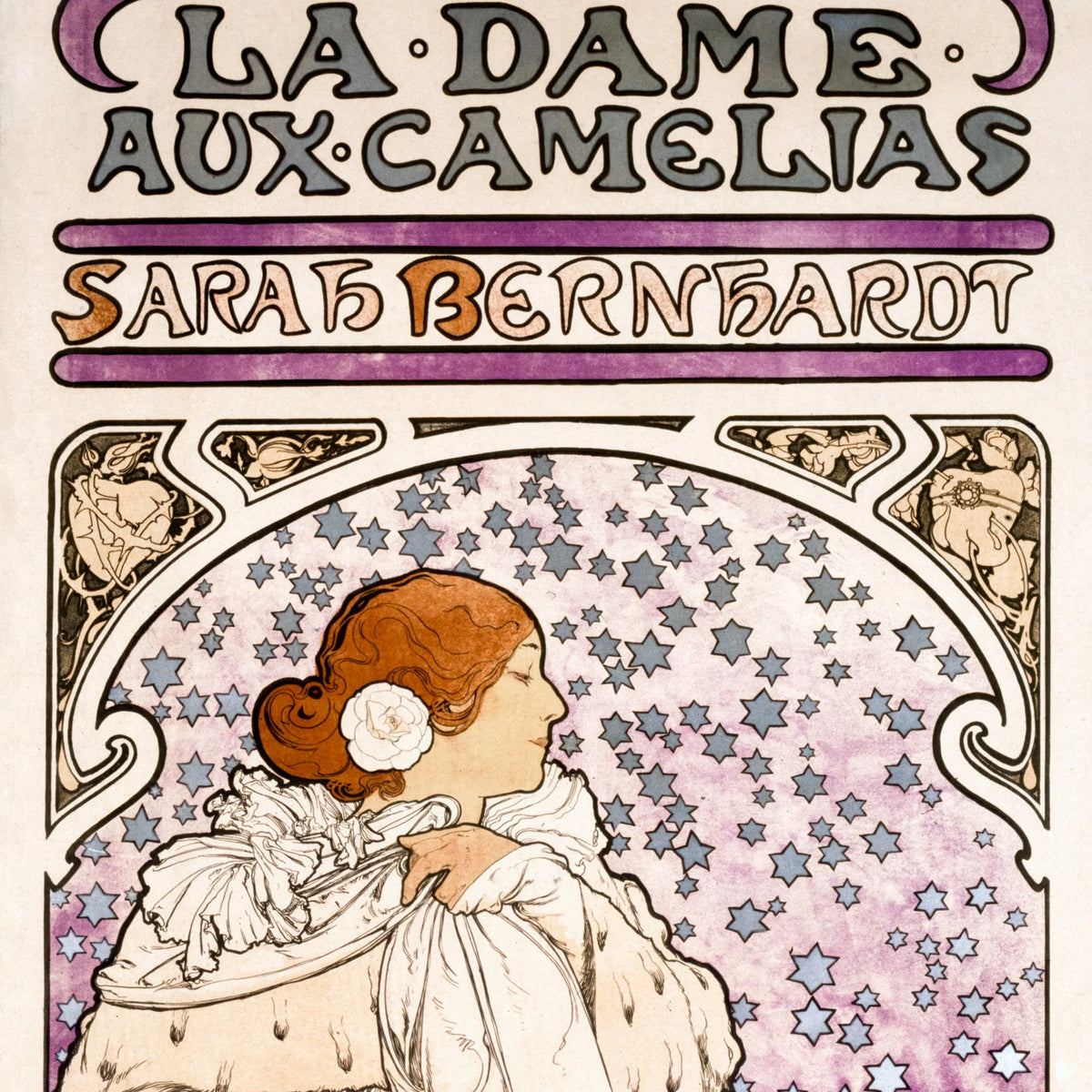 Sarah Bernhardt 1896 - 50×138 cm – billede 4