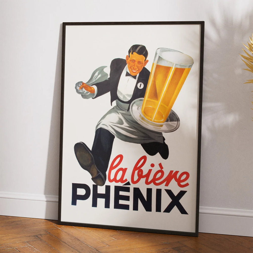 Phénix-øl 1920 - Reklameplakat – billede 2