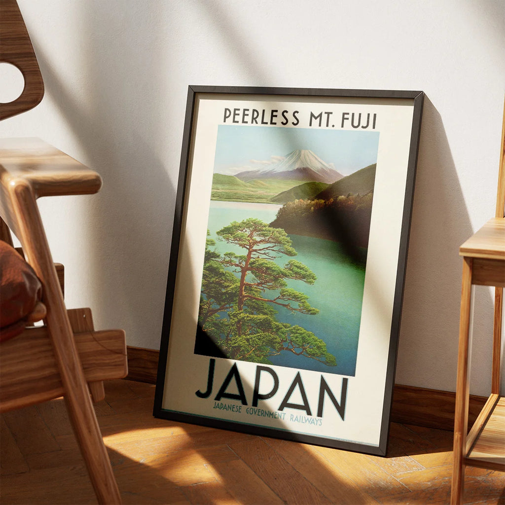 Mt. Fuji 1935- Japansk reklameplakat – billede 3