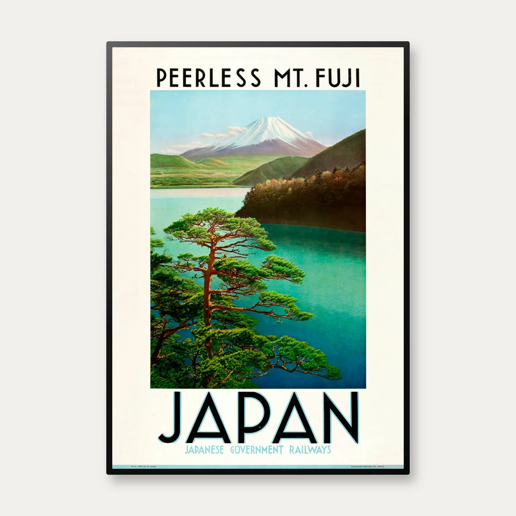 Mt. Fuji 1935- Japansk reklameplakat – billede 1