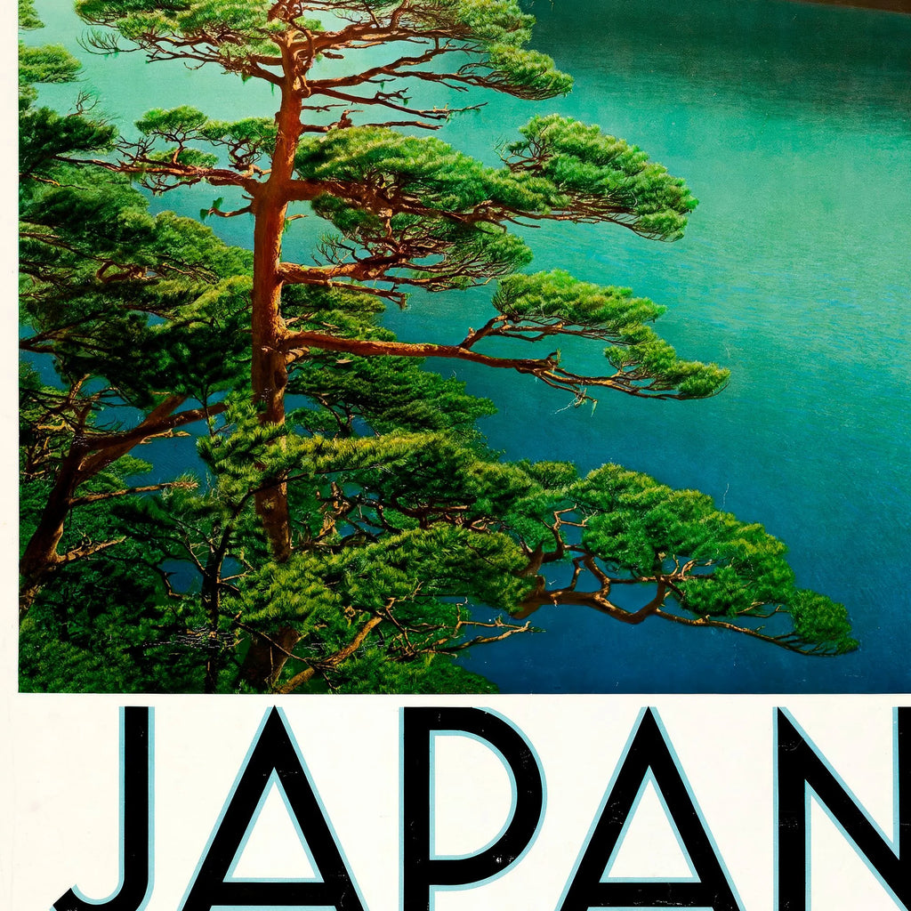 Mt. Fuji 1935- Japansk reklameplakat – billede 4