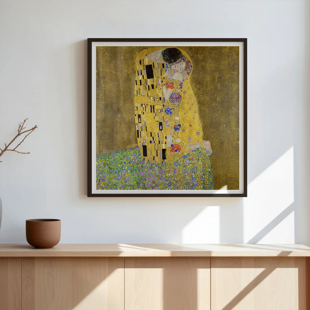 The Kiss - Gustav Klimt - 1907 – billede 3