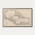 Chart West Indies 1775 - Atlas - 80×50 cm – billede 1