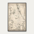 Kattegat 1790 - Søkort - 60×93 cm – billede 1