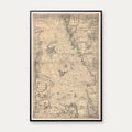 Kaart over Kattegattet 1776 - Søkort - 60×92 cm – billede 1