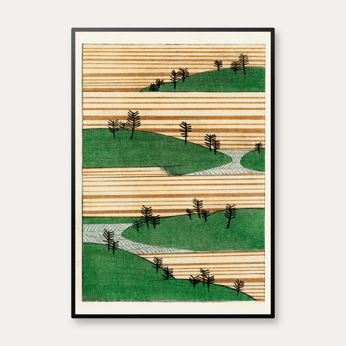 Landscape 1902 - Shin Bijutsukai - Plakat – billede 1