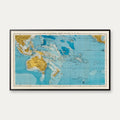 Kort over Australien 1878 - 80×48 cm – billede 1