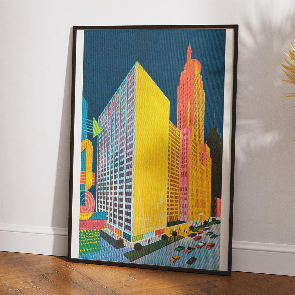 Sheraton-Chicago Hotel 1960 - Vintage plakat – billede 2