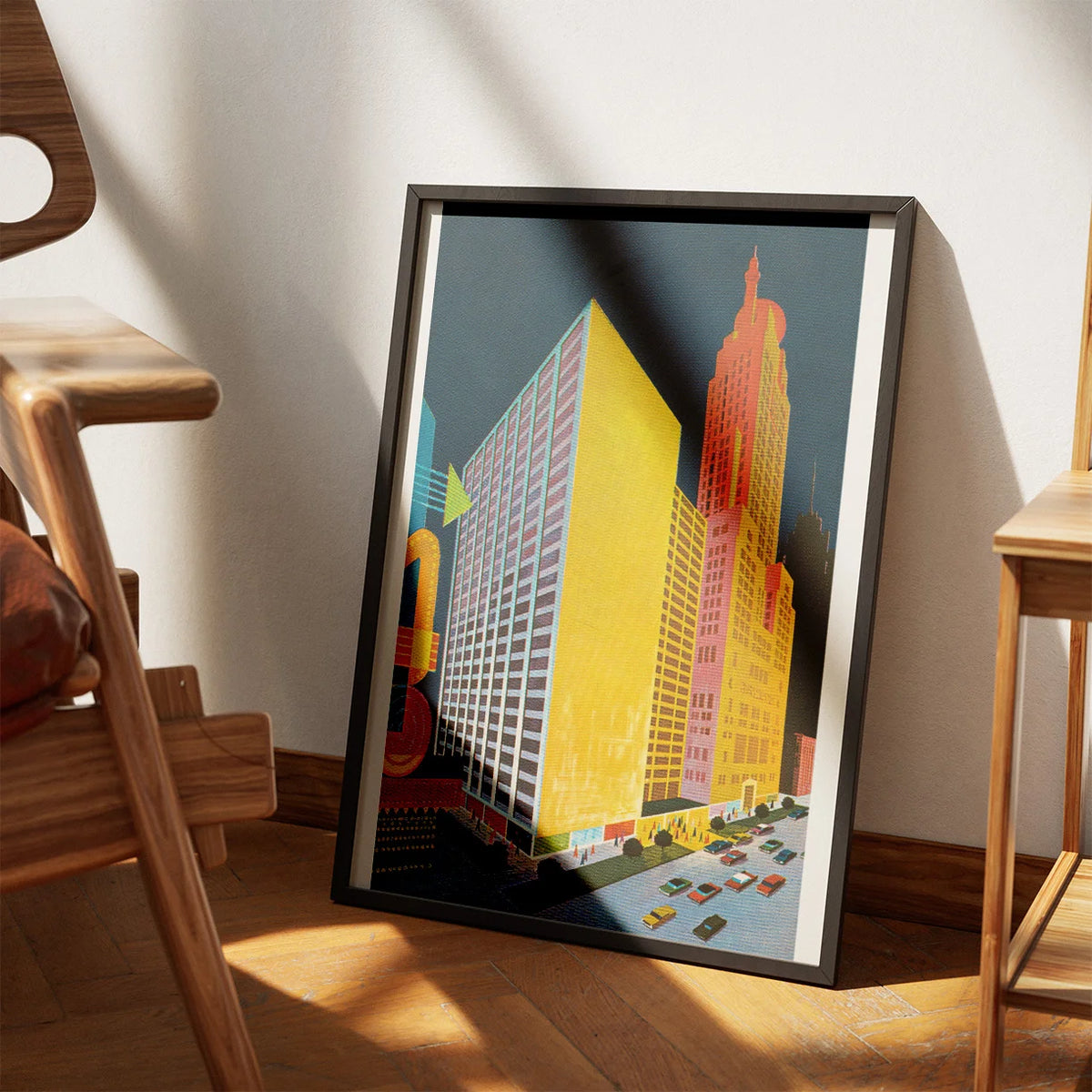 Sheraton-Chicago Hotel 1960 - Vintage plakat – billede 3