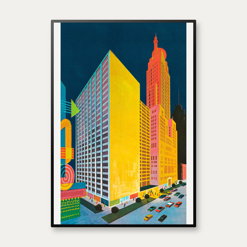 Sheraton-Chicago Hotel 1960 - Vintage plakat – billede 1