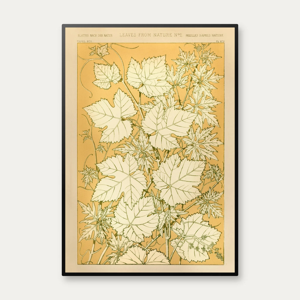 Planter i Gul III 1856 - Plakat – billede 1